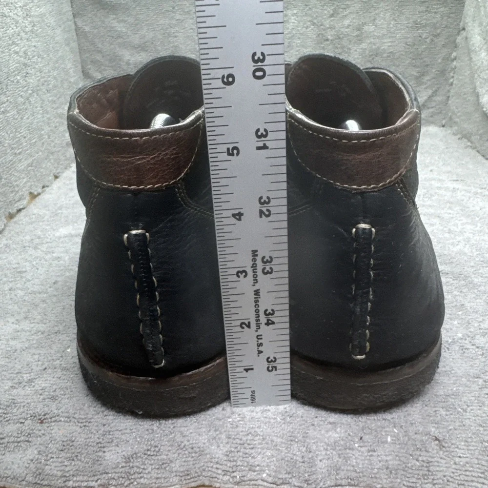 Johnston & Murphy‎ Upton Boots Mens 13M Black Leather Comfort Memory Foam Chukka